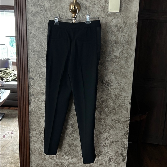 Women’s Rag Bone Black Sz 00 Meki Side Stripe Pants Triacetate/Poly Blend - Picture 5 of 9